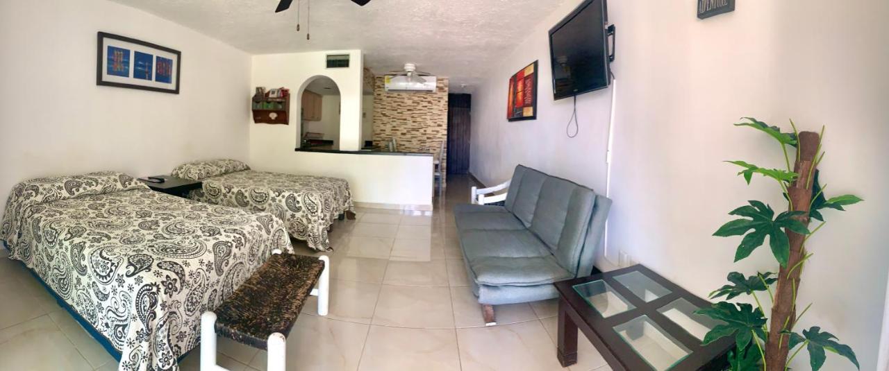Preciosos Estudio Vista Al Mar O Jardin Cancún Exterior foto